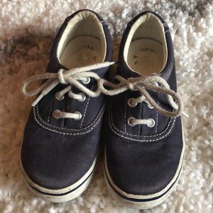 Navy Polo tennis shoes size 9